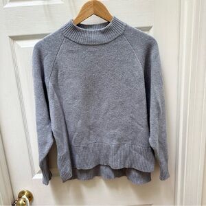 Club Monaco Purple Gray Cowl Neck Sweater Cashmere Wool XS